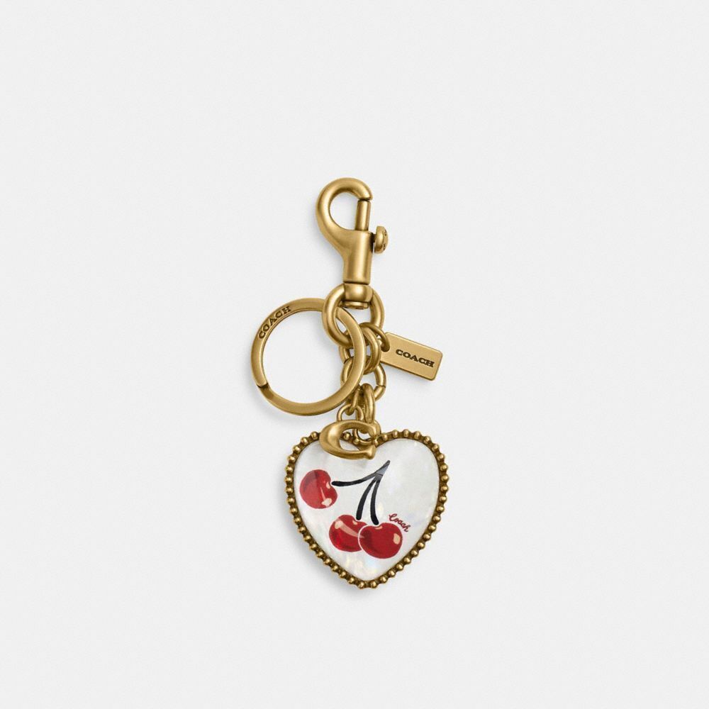 Coach Vintage Heart Cherry Bag Charm